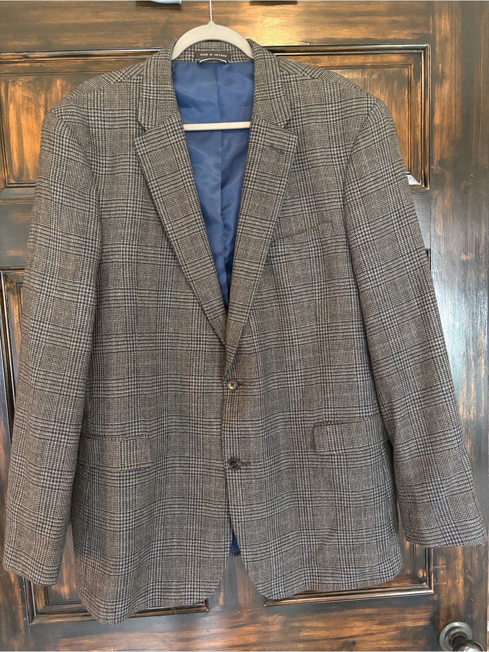 Tommy Hilfiger Brown & Gray Glen Plaid Sport Coat